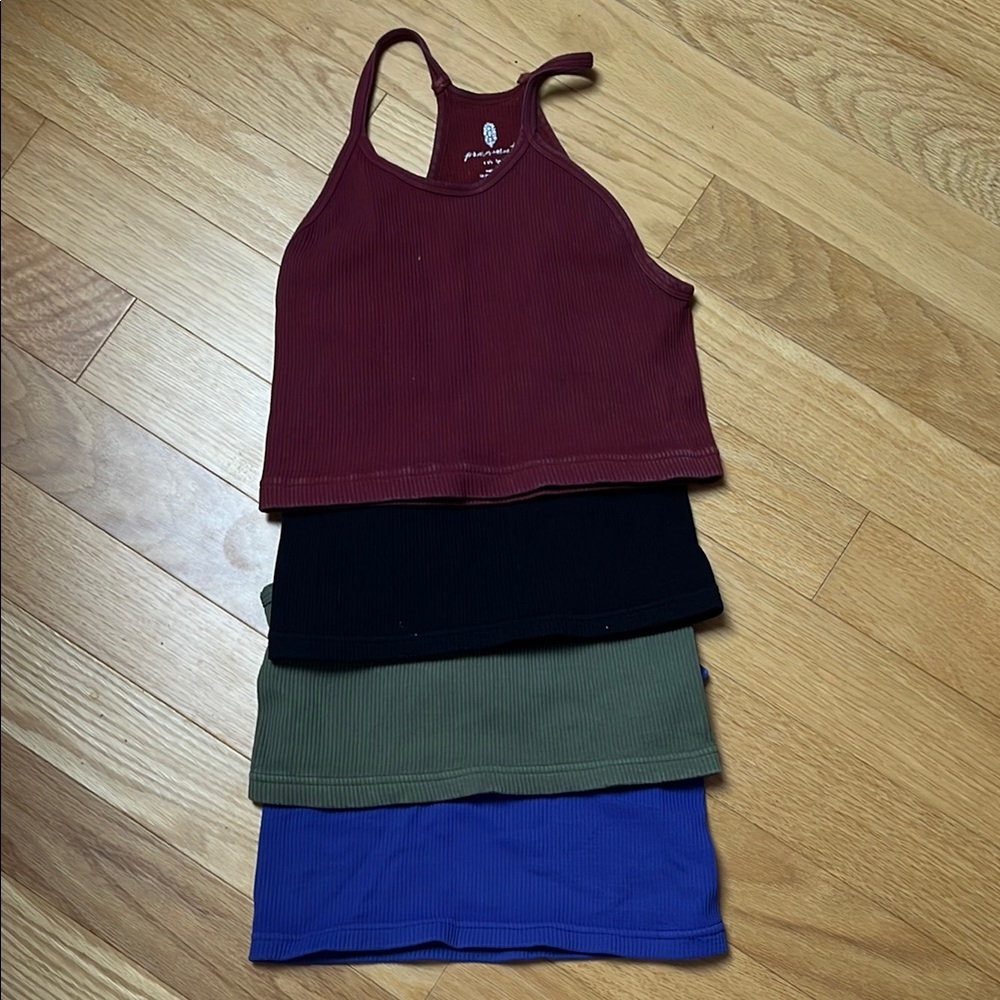 Set of 4 | Fitted Athletic Tank Tops
